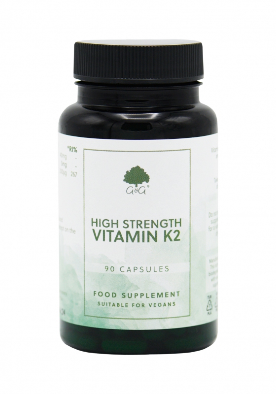 Značky - G&G Vitamins - Vysoce účinný vitamín K2 200 µg - 90 kapslí