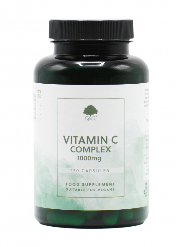 Značky - G&G Vitamins - Vitamin C komplex 1000 mg - 120 kapslí