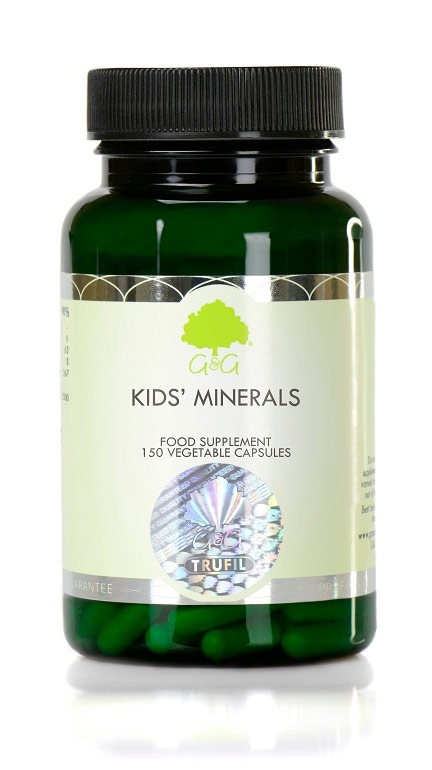 Značky - G&G Vitamins - Dětské minerály - 150 kapslí