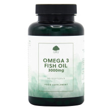 G&G Vitamins - Omega 3 Rybí olej 3000 mg – 90 tobolek