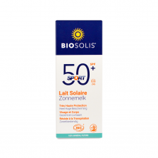 Biosolis Sportovní mléko na opalování SPF 50+ 50 ml